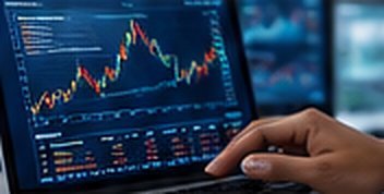 Account statement on a laptop